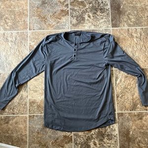 Cuts Brand long sleeve Henley. Never worn, fits small
